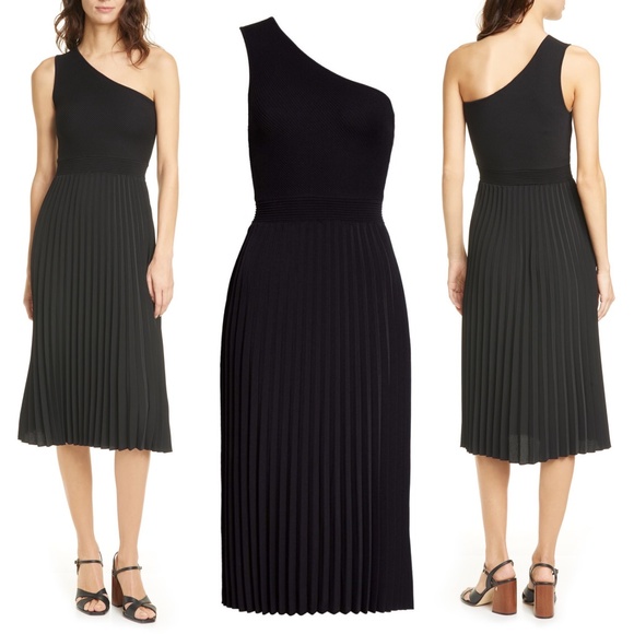 ted baker miriom pleated midi dress